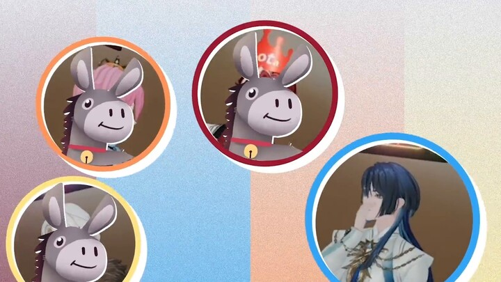 Uh uh uh uh 👂Donkey braying is prohibited during live broadcast! [吕和今Asota]