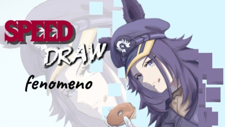 speed draw fanart | Fenomeno [Uma musume]
