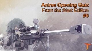 Anime Opening Quiz #5 (50+1 op from beginning)