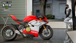 MODIF MOGE DUCATI PANIGALE V4R ! MOTOR PALING SANGAR DI KOTA!? GTA V ROLEPLAY