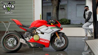 MODIF MOGE DUCATI PANIGALE V4R ! MOTOR PALING SANGAR DI KOTA!? GTA V ROLEPLAY