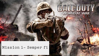 Kejammnya Perang - Call of Duty : World at War (Mission 1)