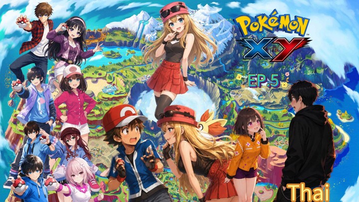 โปเกม่อน XY ปี17 ตอนที่ 5 พากย์ไทย