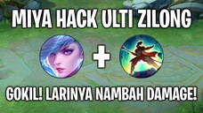 Miya HACK ulti Zilong 😱 WTF