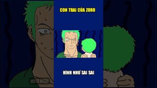 Zoro có con trai giống y đúc mỗi tội hơi sai sai