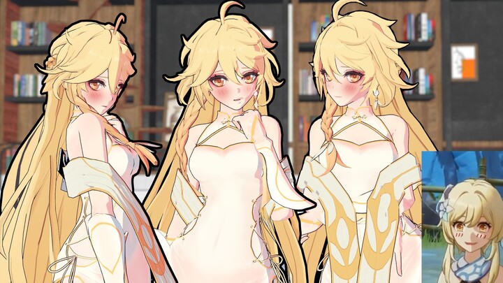 [Genshin Impact MMD]] Kakak, cobalah, itu sangat cocok untukmu (ಡωಡ)