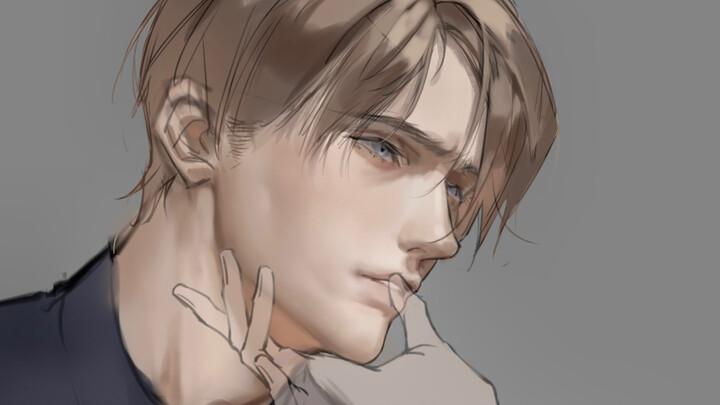 หลี่ซานกวง หน้าของคุณยิ่งวาดยิ่งชวนให้รู้สึกถึงอารมณ์บางอย่างที่อธิบายไม่ถูก…