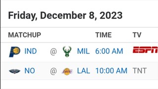 NBA Picks l December 8, 2023 l Philippine Time | Pinoy Silent Picks