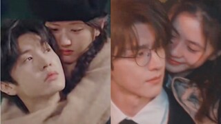 The same drunken piggyback scene... the difference is really huge...