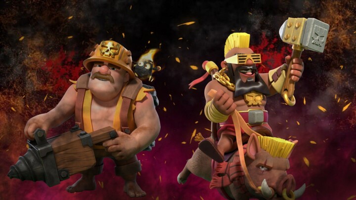 Gameplay super miner hog Townhall 18 🔥
