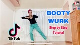 BOOTY WURK DANCE TUTORIAL (Mirrored + Step by Step Explanation) I Tiktok