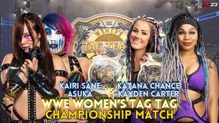 Kairi Sane & Asuka vs Katana Chance & Kayden Carter - Women's Tag Team Championship Match | GameCity