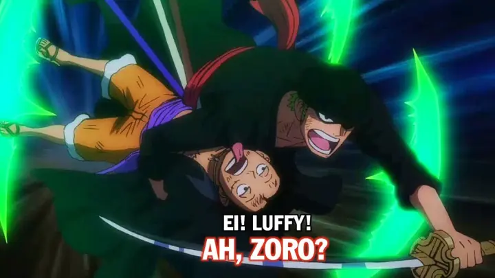 One piece [EDIT] Luffy, Zoro x Kaido - Ei! Luffy! Ah, Zoro!