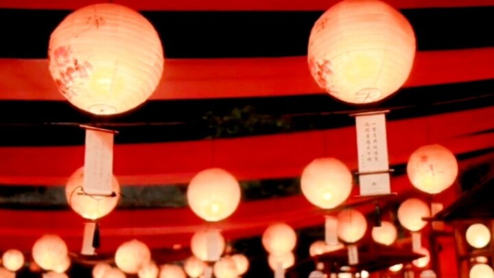 [Beautiful ancient style empty shot] Lantern Festival/Palace/Calligraphy and Painting/Mountains and 