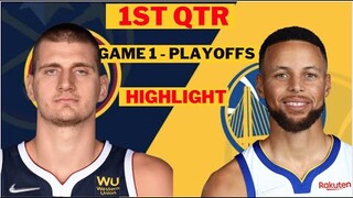 Golden Warriors vs Golden Warriors Highlights round 1 playoffs 1st QTR | April 18 | 2022 NBA Season
