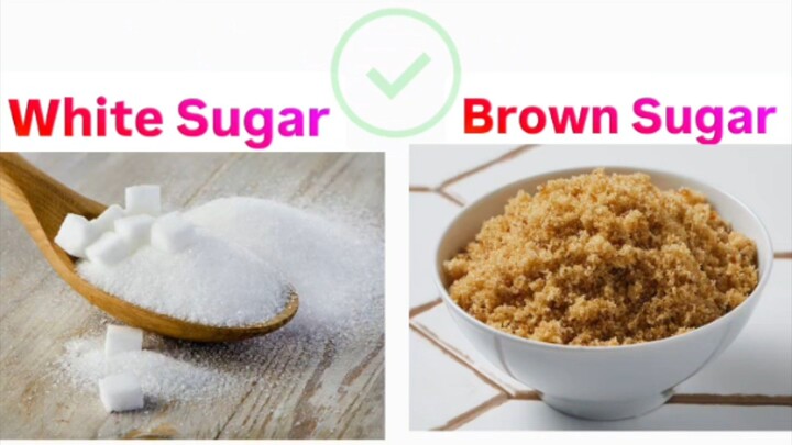 white sugar vs brown sugar