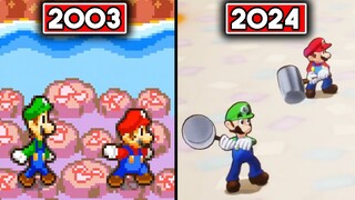 Evolution of Mario & Luigi Games (2003 - 2024)