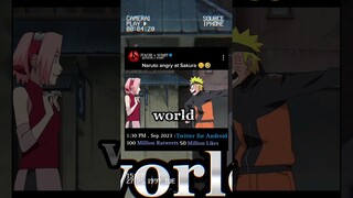 Naruto angry at Sakura 🤣🤣 #narutoshippuden #Anime #Narutoshorts #Viralshorts #trendingshorts #Shorts