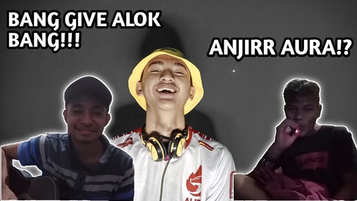 NGETROLL DI OME TV PAKE BAJU AURA!!