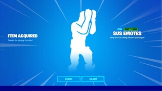 SUS EMOTES IN FORTNITE 😳