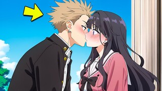 Kaoruko and Rintaro first kiss😚