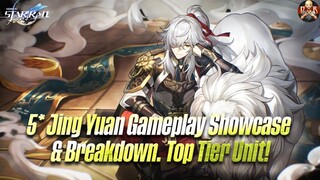 [Honkai: Star Rail] - The KING of AoE Dps 5* Jing Yuan Showcase & Breakdown. Top Tier Unit in action