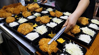 매일 단체주문 폭주 하는? 역대급 스케일 치즈 돈까스, 떡갈비집 / homemade Tteokgalbi, cheese pork cutlet / korean street food