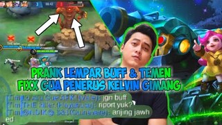 PRANK LEMPAR BUFF & TEMEN PAKE JAWHEAD AUTO NGAMUK NGAMUK - MOBILE LEGENDS