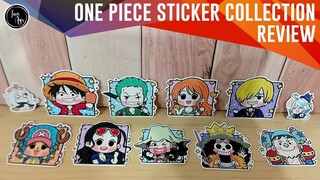[ REVIEW ] One Piece ワンピース Sticker Merchandise Stiker Luffy ルフィ Nami ナミ Zoro ゾロ Sanji サンジ Usopp ウソップ