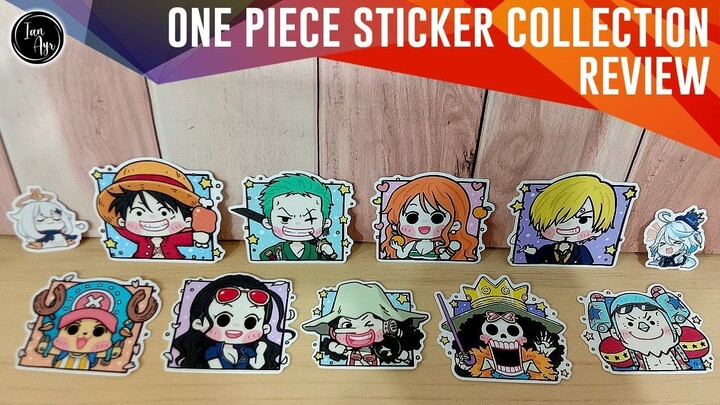 [ REVIEW ] One Piece ワンピース Sticker Merchandise Stiker Luffy ルフィ Nami ナミ Zoro ゾロ Sanji サンジ Usopp ウソップ