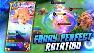 FANNY PERFECT ROTATION! (FULL GAMEPLAY, NO CUT) | MLBB