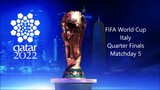 FIFA WORLD CUP 2022 QATAR QUARTER FINALS MATCHDAY 5 : ITALY V SPAIN EFOOTBALL ESPORTS