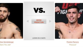 Matthew Semelsberger VS Preston Parsons | UFC Fight Night Preview & Picks | Pinoy Silent Picks
