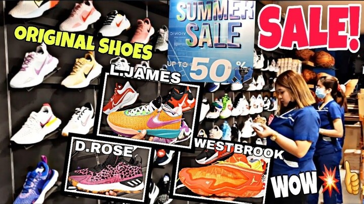 SUMMER SALE NI TOBY'S SPORTS! LEGIT NIKE ADIDAS SHOES up to 50% SULIT DIN! tobys SM MEGAMALL