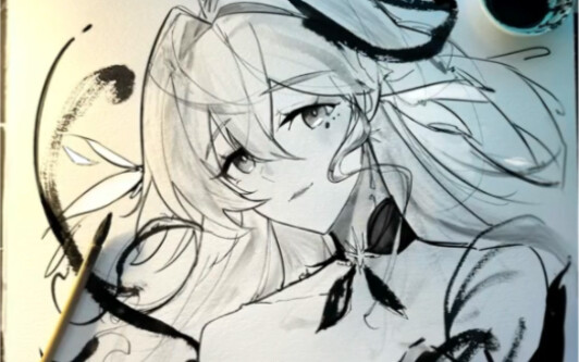 กระบวนการวาดโรบิน - #นกจิ้งหรีด