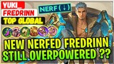 New Nerfed Fredrinn, Still Overpowered ?? [ Top Global Fredrinn ] Yuki_- Mobile Legends Emblem Build
