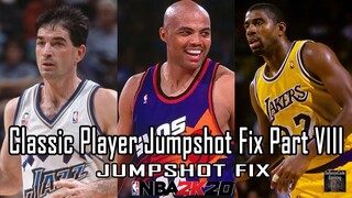 Classic Player Jumpshot Fix NBA2K20 Part VIII | Magic Johnson | Charles Barkley | John Stockton