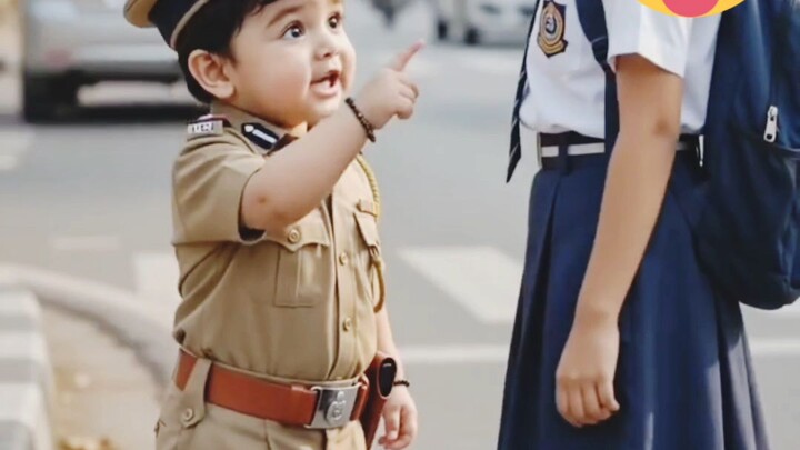 Chhota Police Ne School Girl Ka Challan Kaat Diya 😂 | AI Story