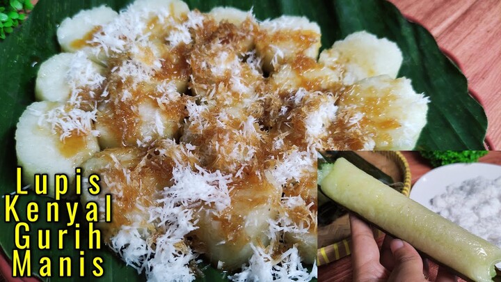 cara membuat lupis lontong daun pisang tanpa cetakan - jajan pasar tradisional jawa