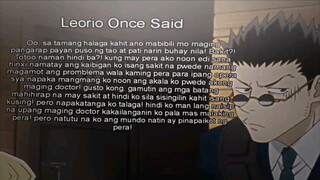 Leorio Once said