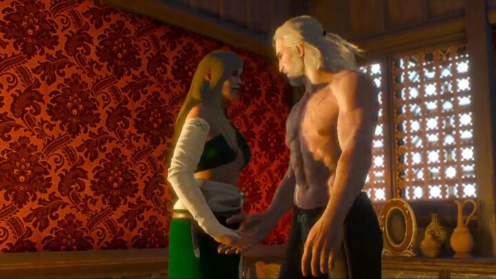 Wild Hunt Amrynn Romance Scene | The Witcher 3