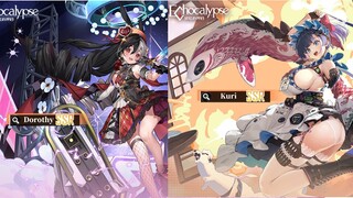 Kuri Pyro Maid & Dorothy Starlight Stage Construction Gacha Pulls - Echocalypse