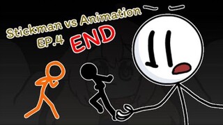 [Stickman vs Animation EP.4 END] โดย MamiPipO (พิมพ์ซ้ำโดยได้รับอนุญาต)