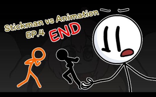 [Stickman vs Animation EP.4 END] โดย MamiPipO (พิมพ์ซ้ำโดยได้รับอนุญาต)