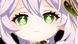 「原神」小草神纳西妲可爱扭腰小舞，「纳西妲」：看着我的眼睛