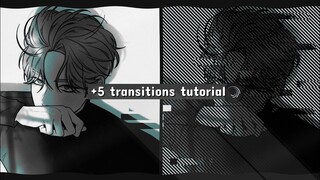 [alight motion] +5 transitions tutorial! ♪ #27