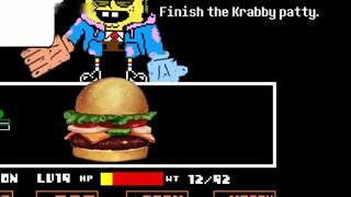 Animasi Penggemar Spongetale: Pertarungan 4 Tahap Lengkap SpongeBob (Penulis: Red_A)