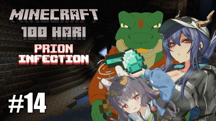 Pencarian Berlian Goa Angker! Minecraft Indonesia 100 Hari Prion Infection!