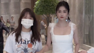 Bai Lu and Bai Yulan went to work on the red carpet, so beautiful