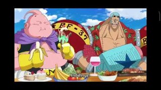 momen makan" 3 anime. onpiece. Dragonball. toriko.